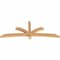 Ekena Millwork Davenport Timber Gable Bracket, Western Red Cedar, 84"W x 31"H x 3 1/2"D x 3 1/2"F, 9/12 Pitch GBW084X31X0404DAV00SWR - alternate 4